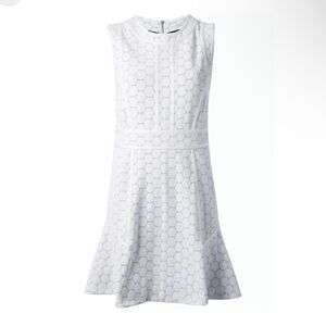 MARC BY MARC JACOBS  Leyna Dotty Ponte Dress White